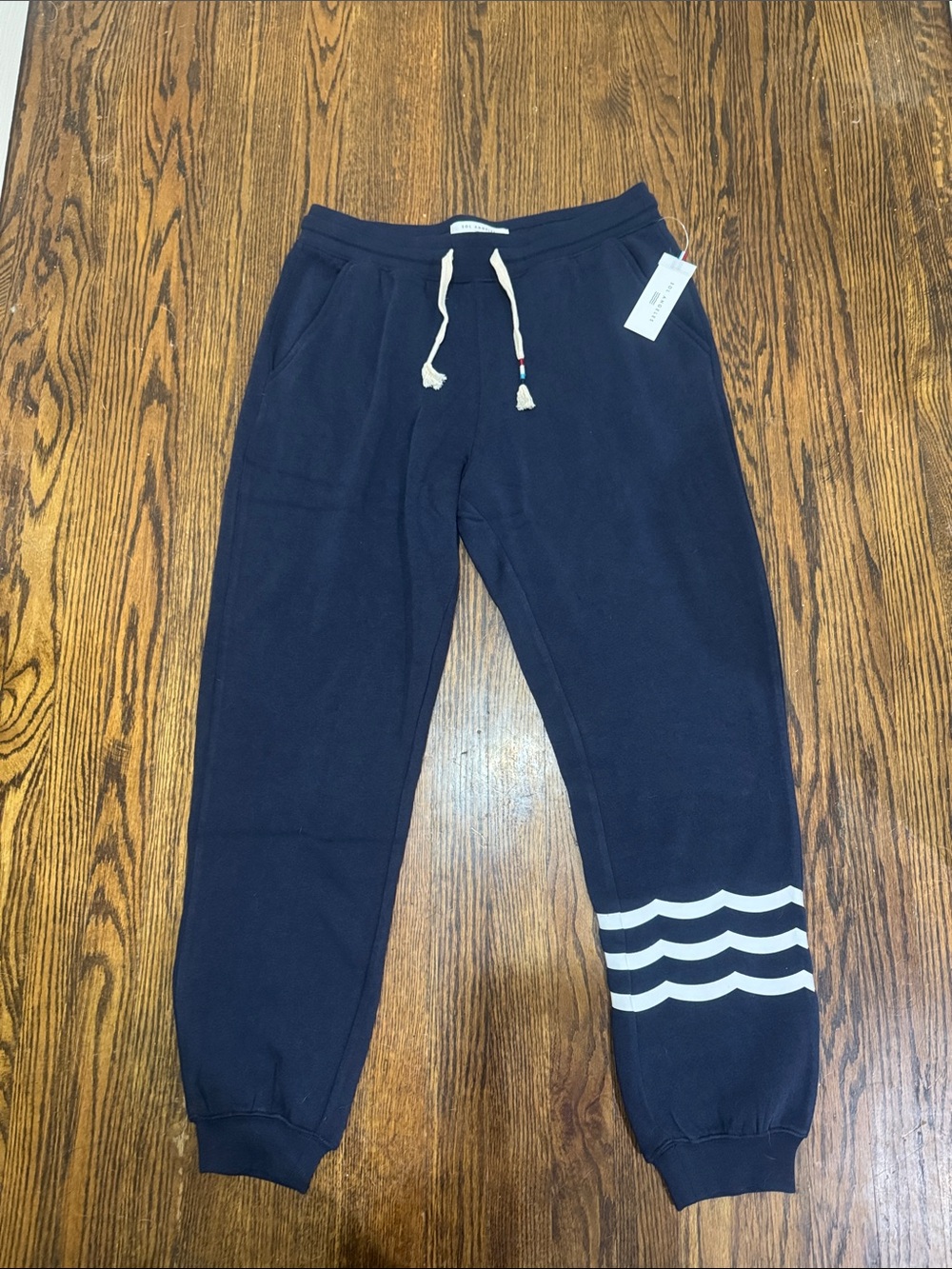 Sol Angeles/Jogger Sweatpants with White Stripe Detail on bottom left leg/tags!